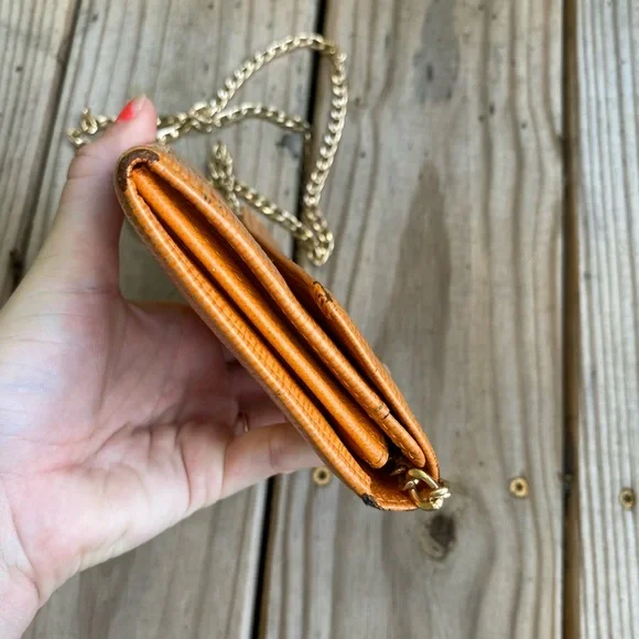 Louis Vuitton Sarah Epi leather long wallet mini crossbody orange gold - Picture 3 of 11